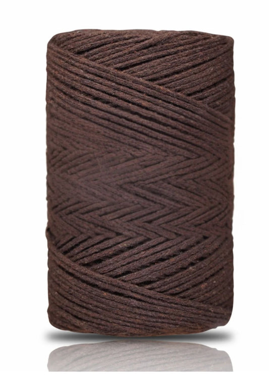 Pamuk Makrome 2 mm Kahverengi
