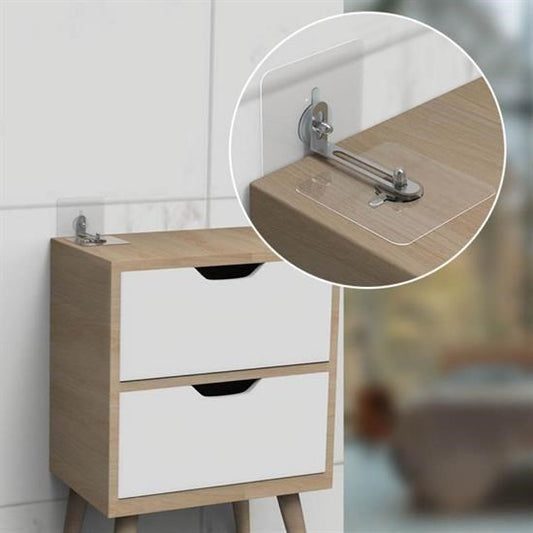 BUFFER® Deprem Ýçin Ultra Dayanýklý Çivisiz Duvarý Delmeden Ayarlanabilir Eþya Sabitleyici Aparat