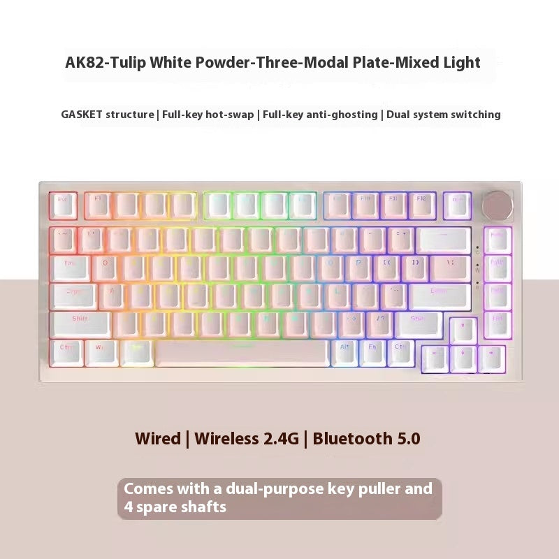 Gaming Tastatur mit RGB-Beleuchtung – Kreatives Farbdesign für Home Office & Gaming Setup 2025
