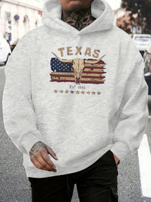 Men’s Hoodie Fall & Winter – Relaxed Hooded Sweatshirt in Retro Design | Casual Streetwear