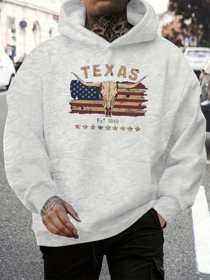 Herren Hoodie Herbst & Winter – Lockerer Kapuzenpullover im Retro-Design | Casual Streetwear