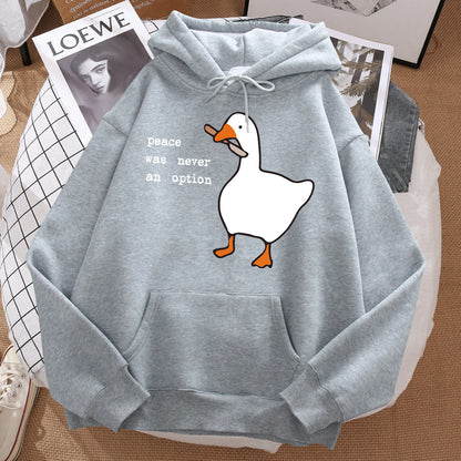 Streetwear Hoodie mit Cartoon-Print – Lockerer Schnitt | Frühling & Herbst Kapuzenpullover