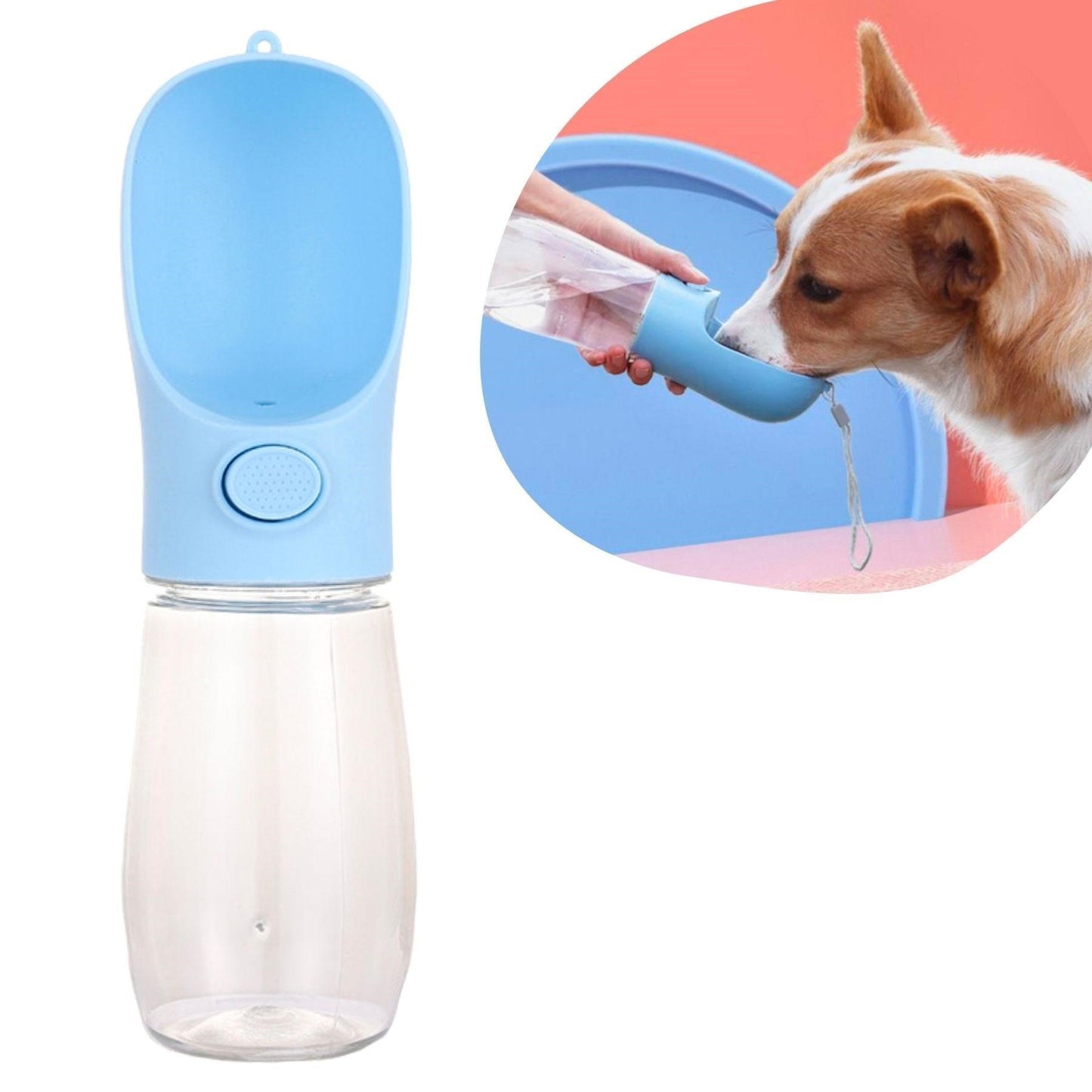 BUFFER® 450 ml Taþýnabilir Butonlu Evcil Hayvan Suluðu