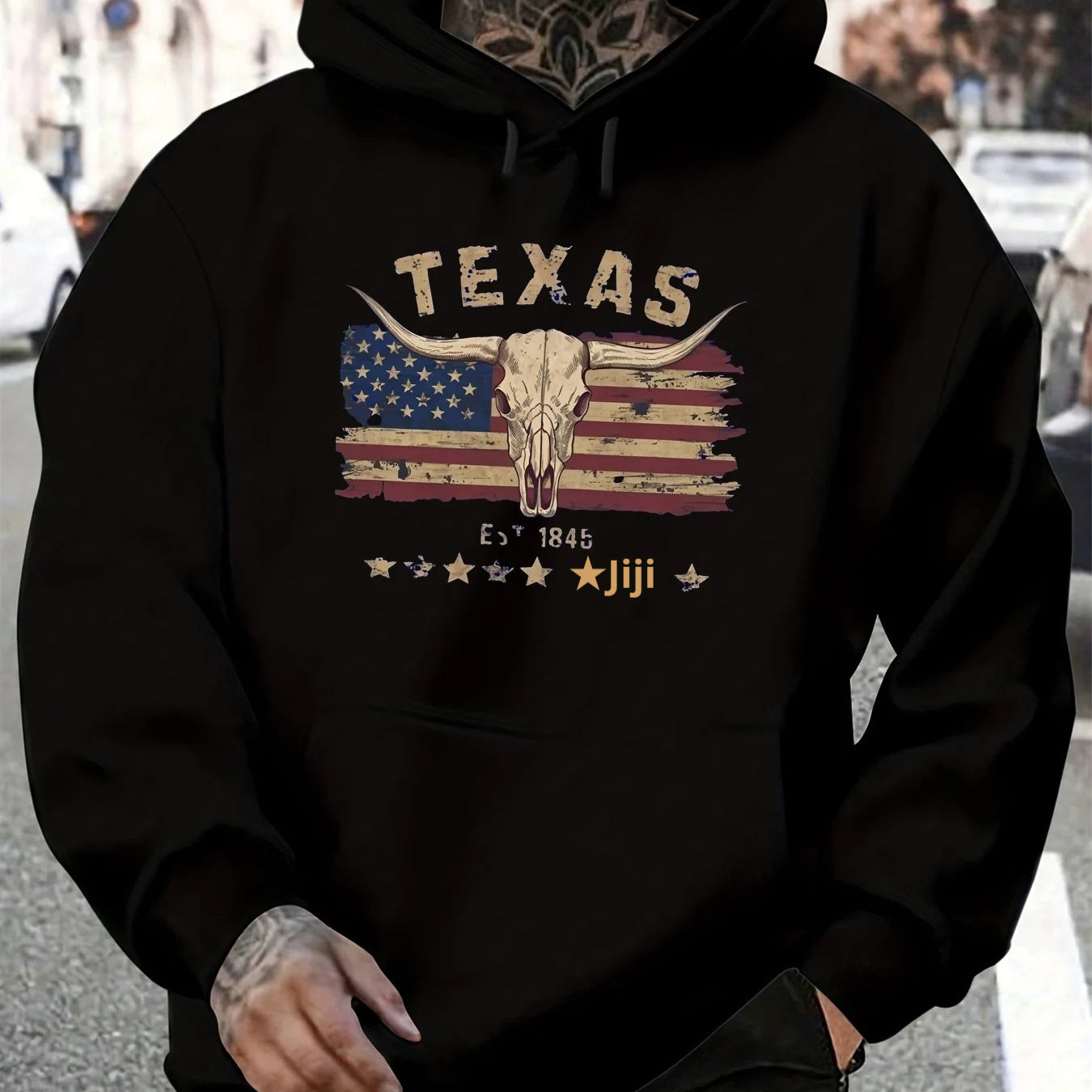 Men’s Hoodie Fall & Winter – Relaxed Hooded Sweatshirt in Retro Design | Casual Streetwear