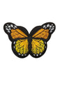 Aplike Ütü Ýle Yapýþan Kelebek Sarý Arma 7x5 cm