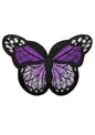 Aplike Ütü Ýle Yapýþan Kelebek Mor Arma 7x5 cm