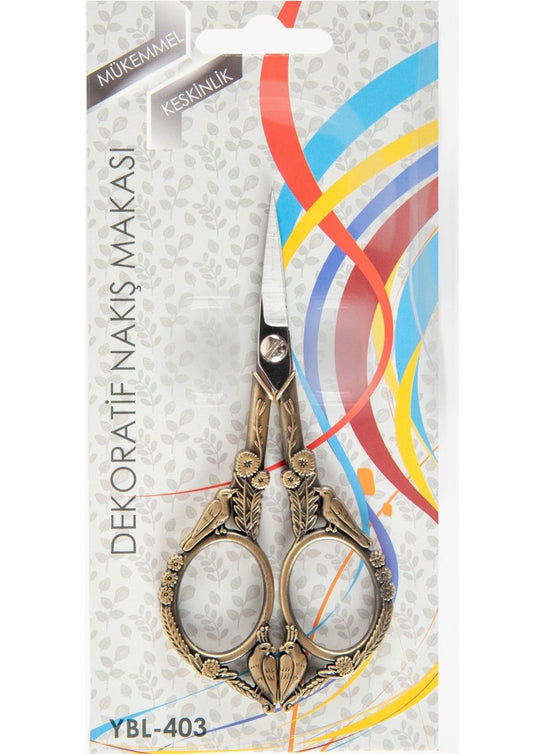 Nakýþ Makasý Dekoratif Eskitme Kuþ YBL-403 Model 24