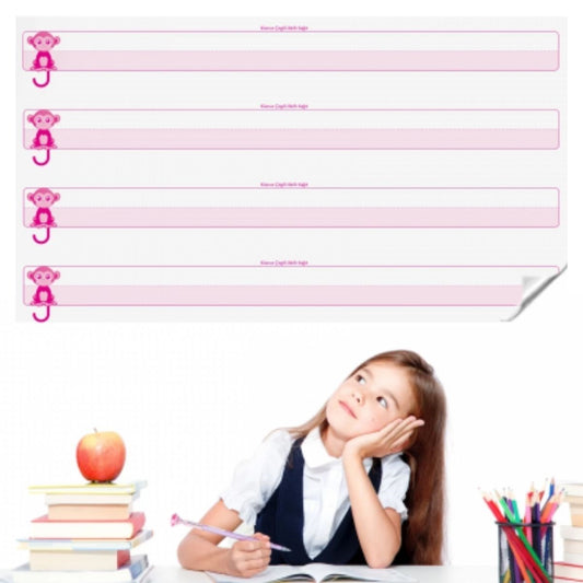 BUFFER® Kýlavuz Çizgili Akýllý Kaðýt Yazý Tahtasý Duvarda Ýz Býrakmaz Statik Yeni Müfredata Uygun 100x56cm