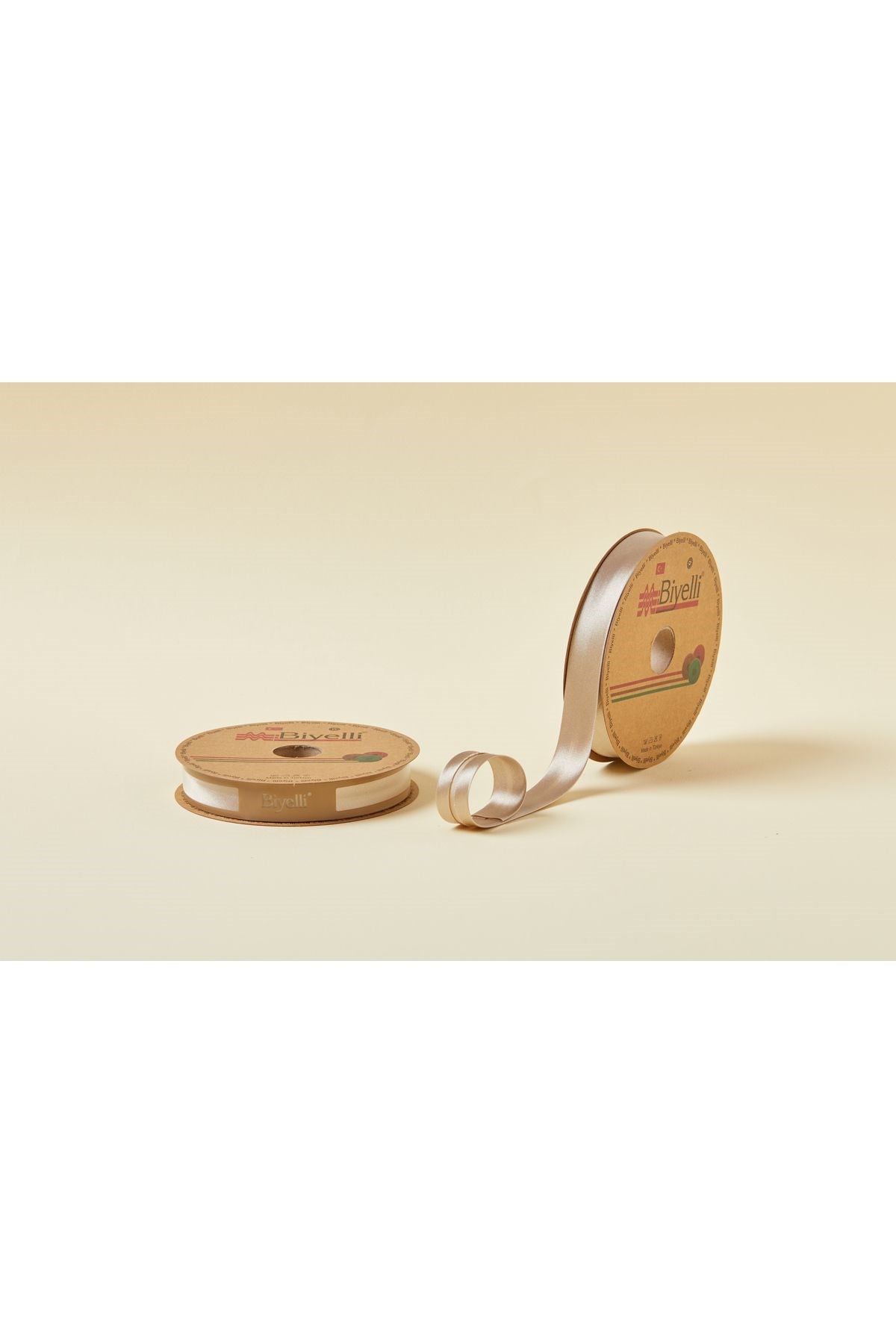 Biye Saten Katlý 030 Taþ 2 cm 25 Metre %100 Polyester