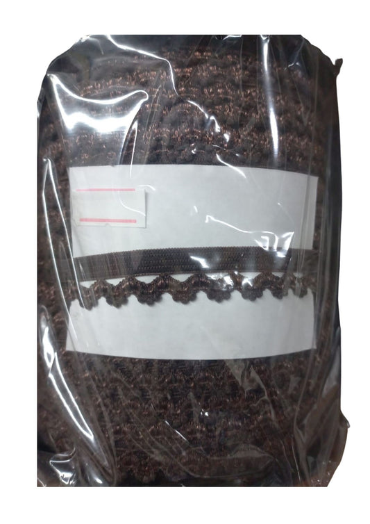 Çamaþýr Lastiði Dantelli 1 cm 75 Metre 1 Top Kahverengi