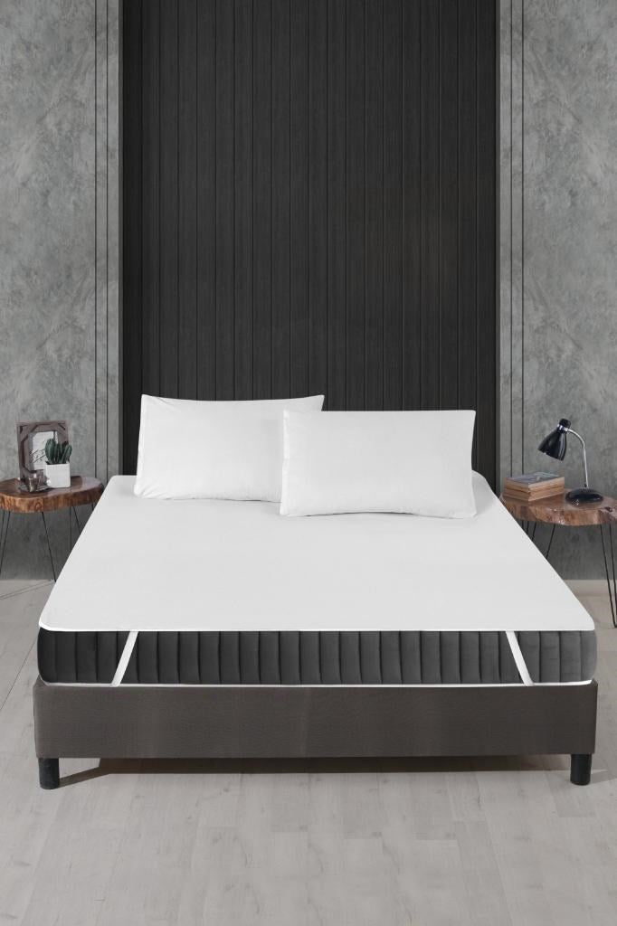 Alez Pamuklu Dört Köþe Lastik Yatak Koruyucu 160*200 cm