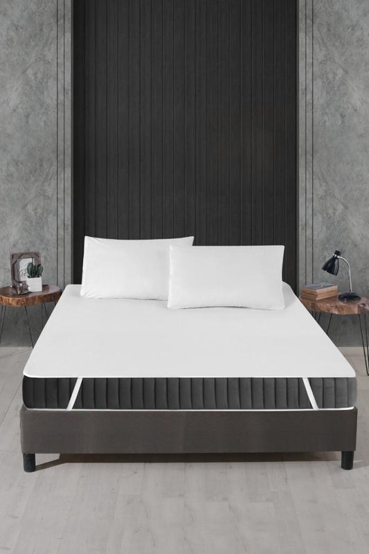 Alez Pamuklu Dört Köþe Lastik Yatak Koruyucu 160*200 cm