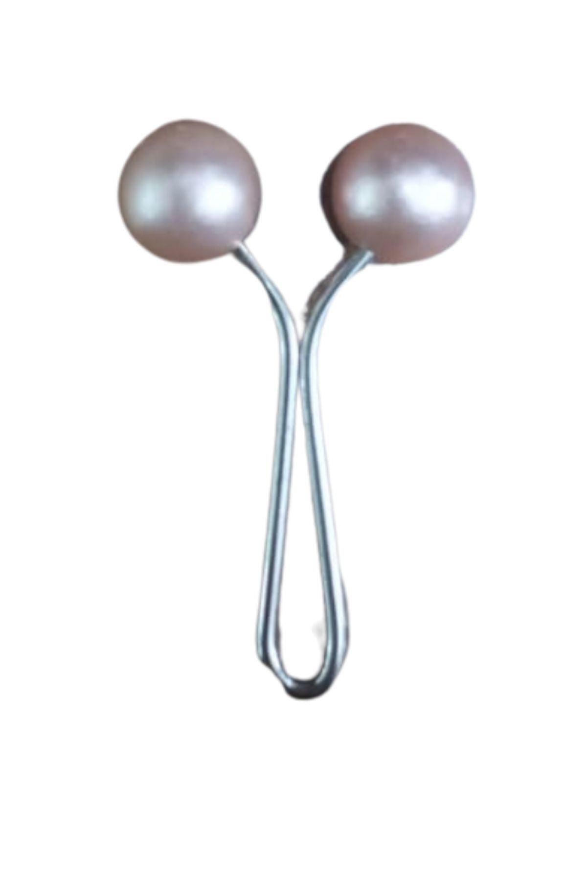 Eþarp Klipsi Top Model Düz Somon 1 Adet