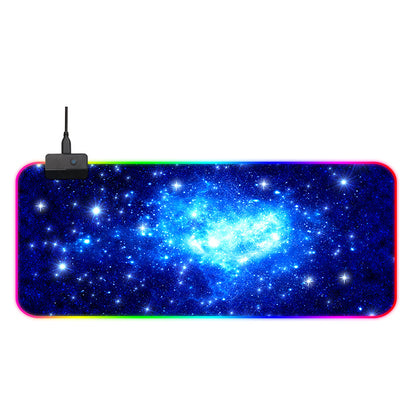 RGB Gaming Mauspad XXL – 800×300 mm | Rutschfest | USB Beleuchtet