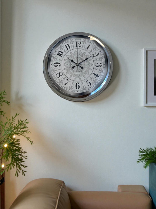 Zentime 40 Cm Krom Elegance Duvar Saati