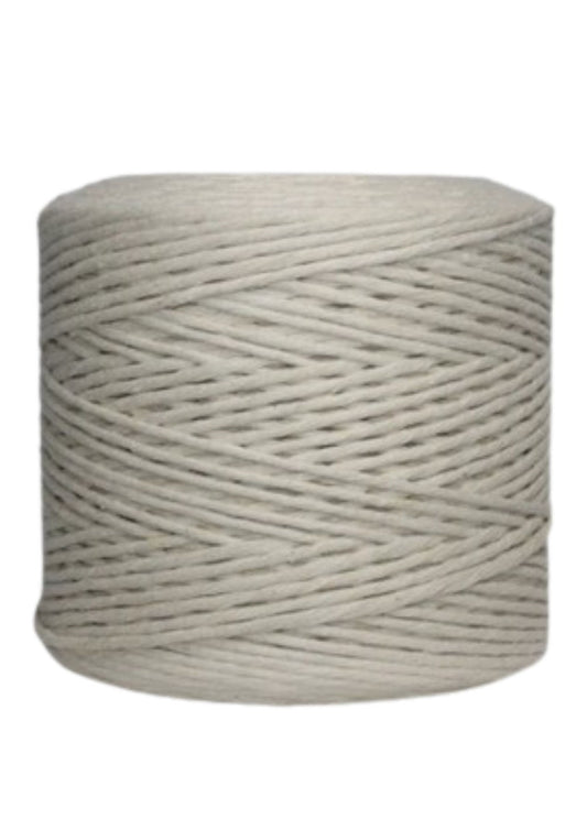 Pamuk Makrome 4 mm Ýp Krem