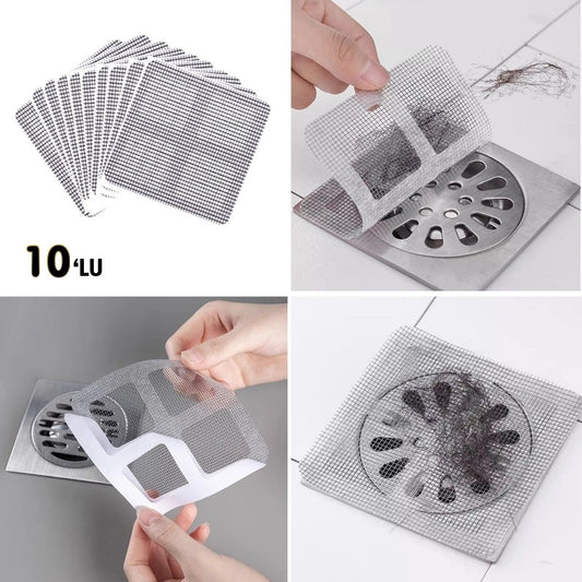 BUFFER® 10'lu Banyo ve Mutfak Lavabo Koku Önleyici ve Haþere Böcek Önleyici Gider Filtresi