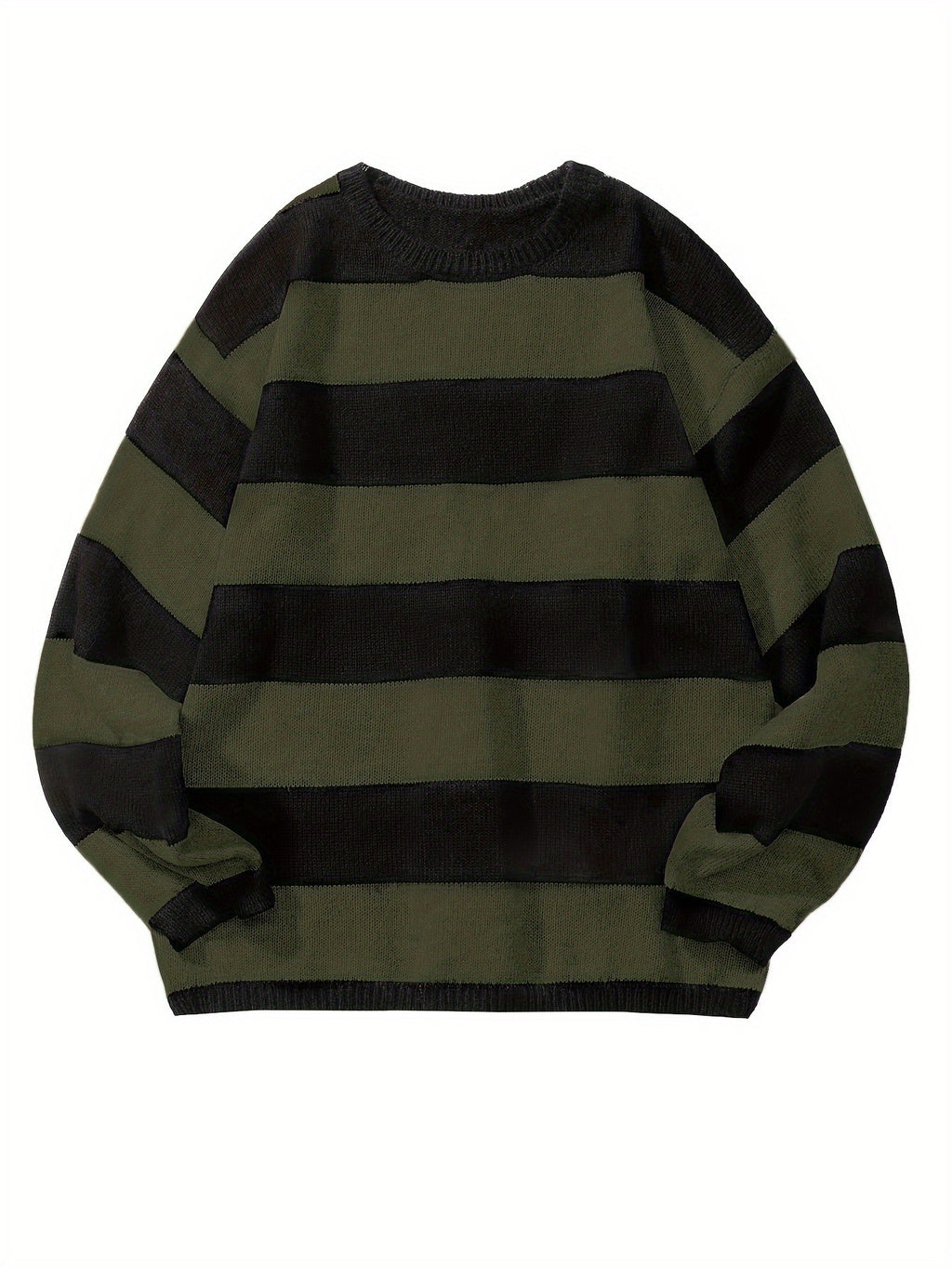 Herren Strickpullover – Hochwertig, Locker, American Retro Stil
