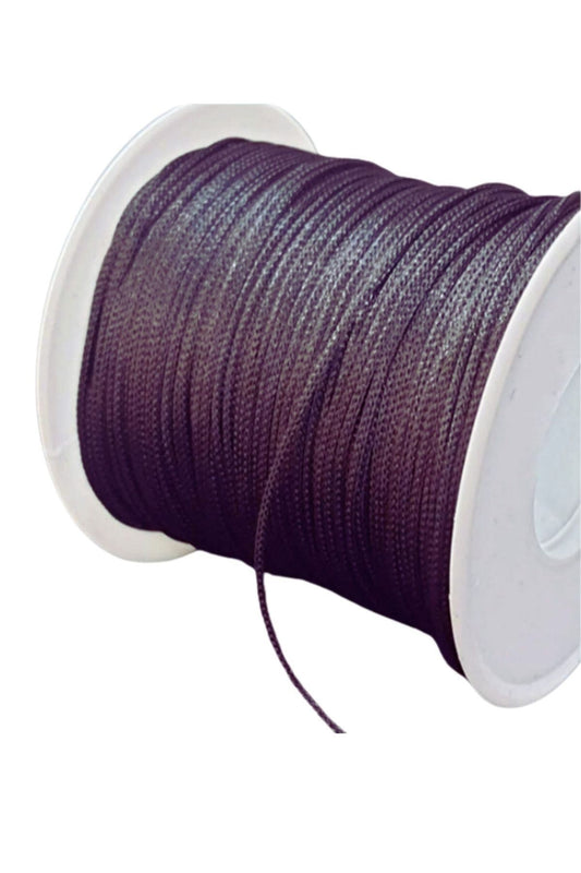 Paraþüt Ýpi, Bileklik-Kolye örgü ipi 1 mm 50 metre Füme