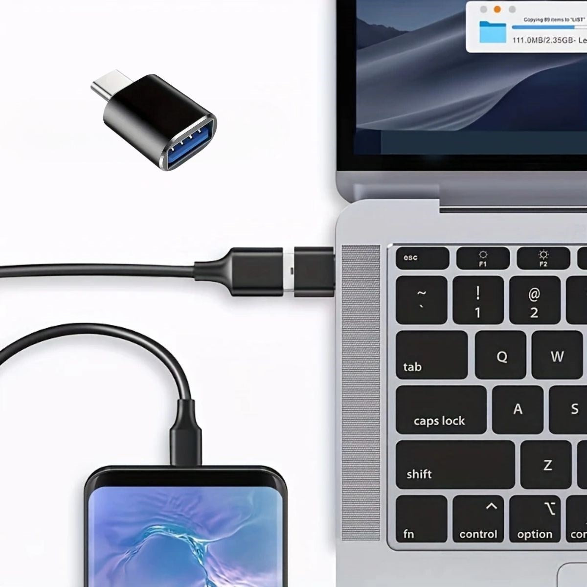BUFFER® 1 Adet Usb to C Adaptor Diþi Çevirici Dönüþtürücü Adaptör