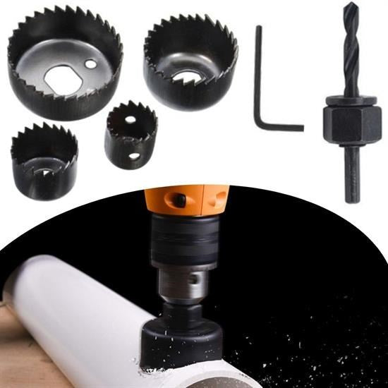 BUFFER® 6 Parça Demir Ahþap Alçýpan Delme Buat Açma Seti