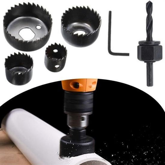 BUFFER® 6 Parça Demir Ahþap Alçýpan Delme Buat Açma Seti