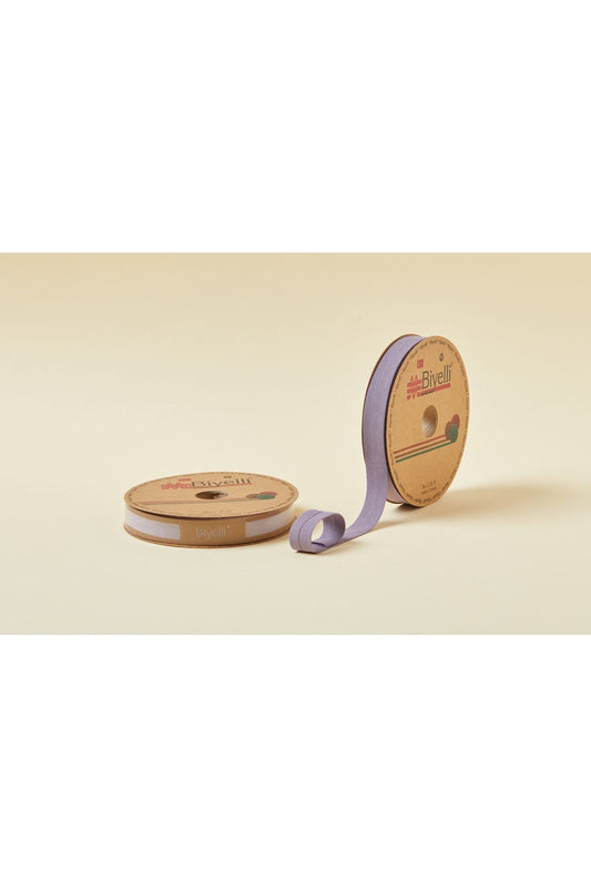 Biye Koton Katlý D37 Lila 2 cm 25 Metre %65 Koton %35 Polyester