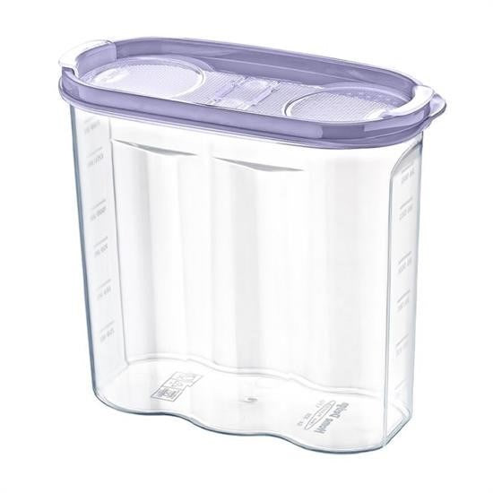 BUFFER® 2 Kapaklý Ölçekli Erzak Kuru Gýda Saklama Kutusu Kabý - 1,7 Litre - SA935