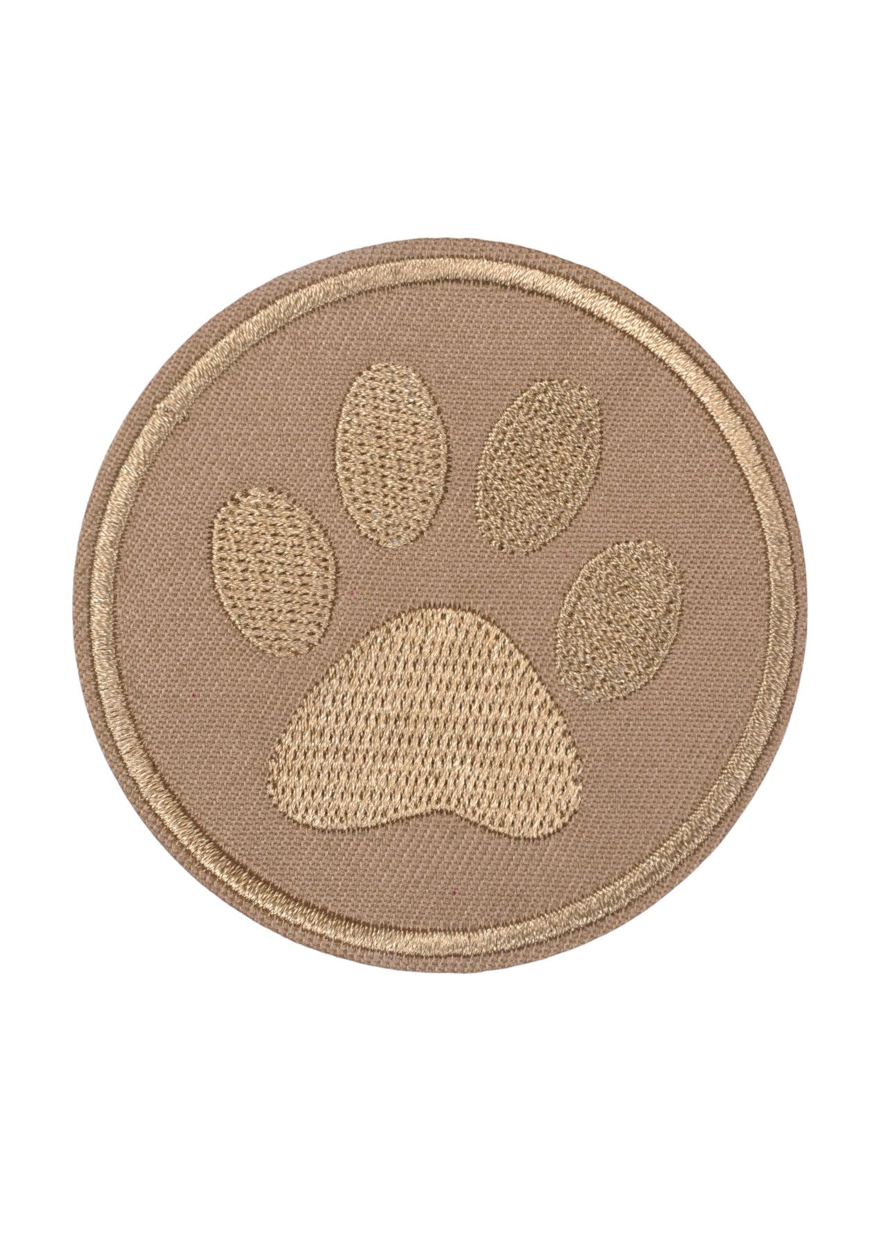 Aplike Ütü Ýle Yapýþan Kahve Pati Arma 5 cm