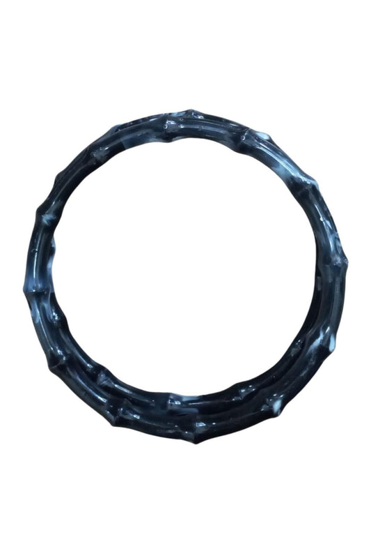 Çanta Sapý Akrilik Yuvarlak Siyah