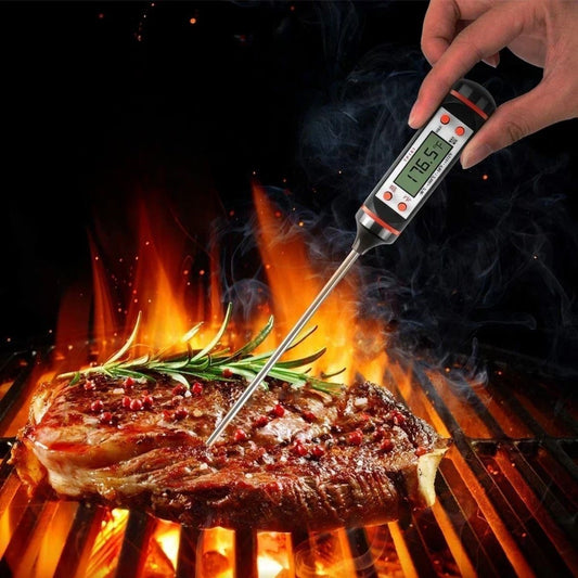 BUFFER® Dijital Gýda Termometresi Süt,Et,Yoðurt Mayalama,Mama Derecesi Ölçer Gýda Termometresi