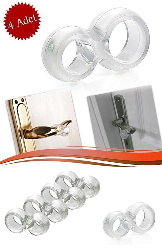 BUFFER® Silikon Kapý & Pencere Vurma Önleyici Stoper Kapý Tamponu 4 Adet