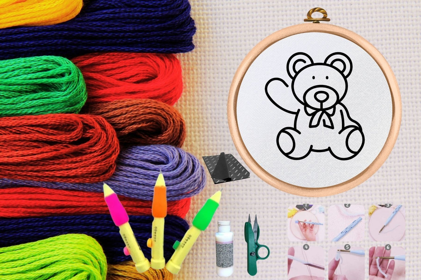 Punch Seti Nakýþ Seti Kasnaklý Kendin Yap Seti Seri 51