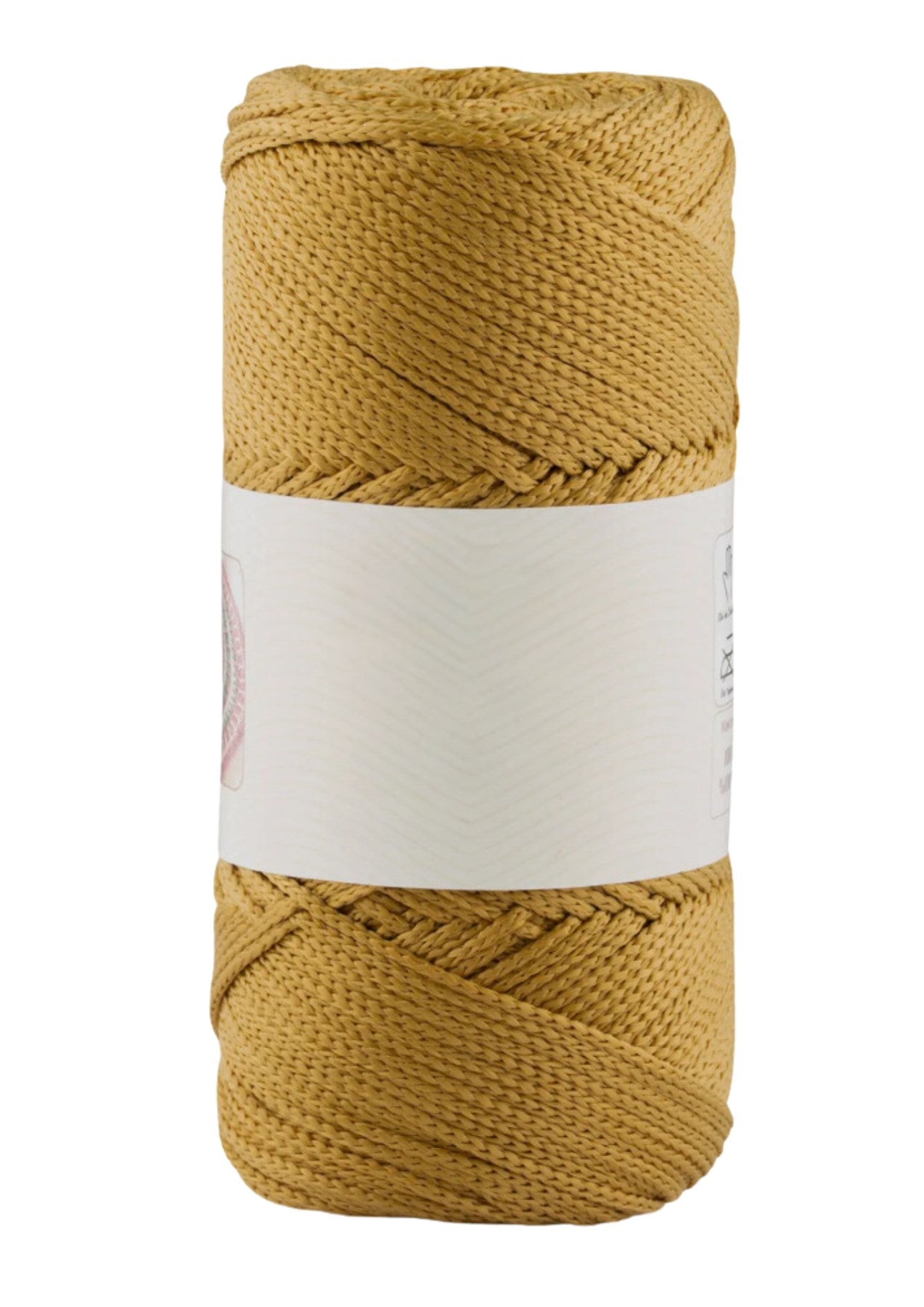 Makrome Ýpi 3mm Polyester Hardal