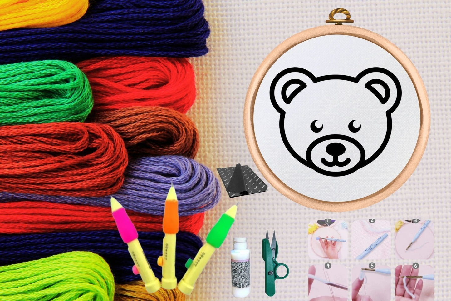 Punch Seti Nakýþ Seti Kasnaklý Kendin Yap Seti Seri 60