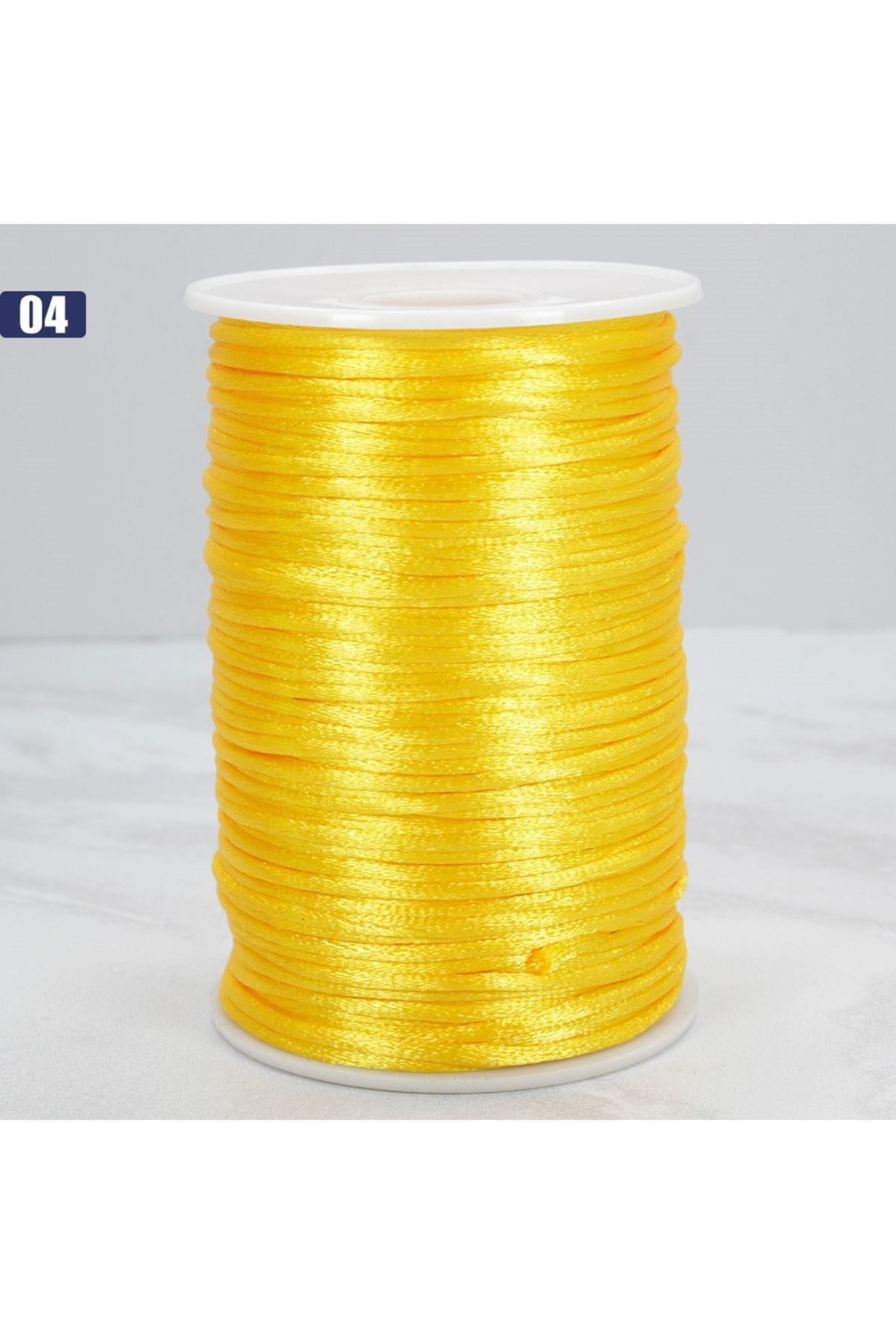 Sýçan Kuyruðu Ýp 2 mm Sarý 100mt