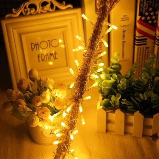 BUFFER® 10 Metre 100 Ledli 8 Fonksiyonlu Dekoratif Lambader Sarý Lamba