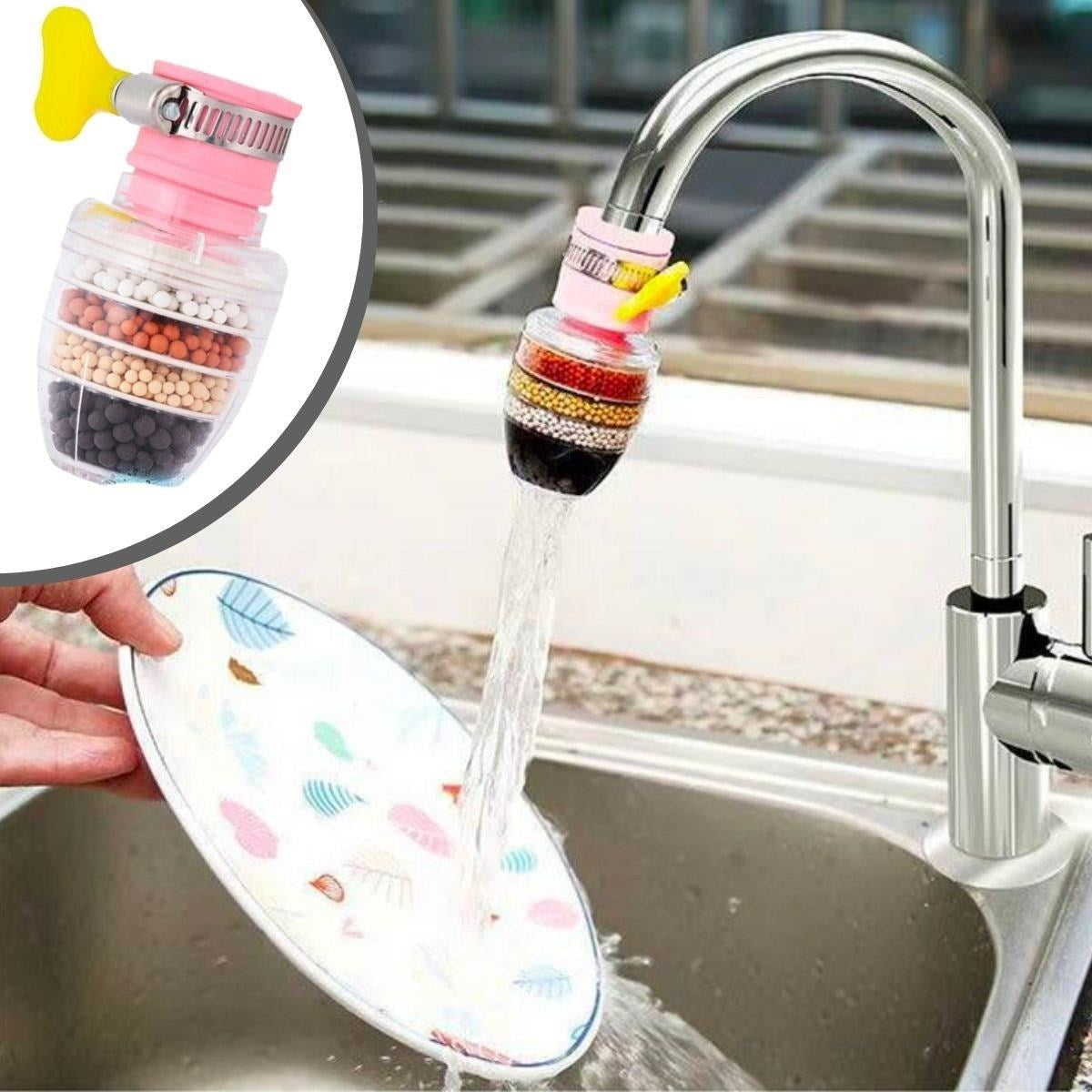 BUFFER® 6 Katmanlý Musluk Ucu Filtreli Su Tasarruflu Hijjenik Musluk Baþlýðý