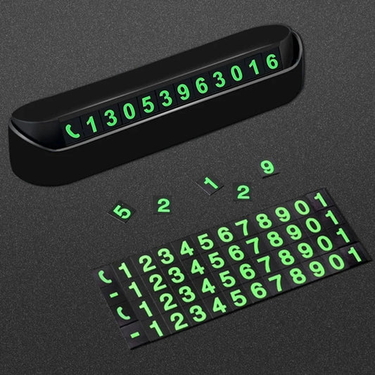 BUFFER® Pratik Fosforlu Telefon Numarasý Yamzak Ýçin Araç Ýçi Oto Numaratör Numaralýk