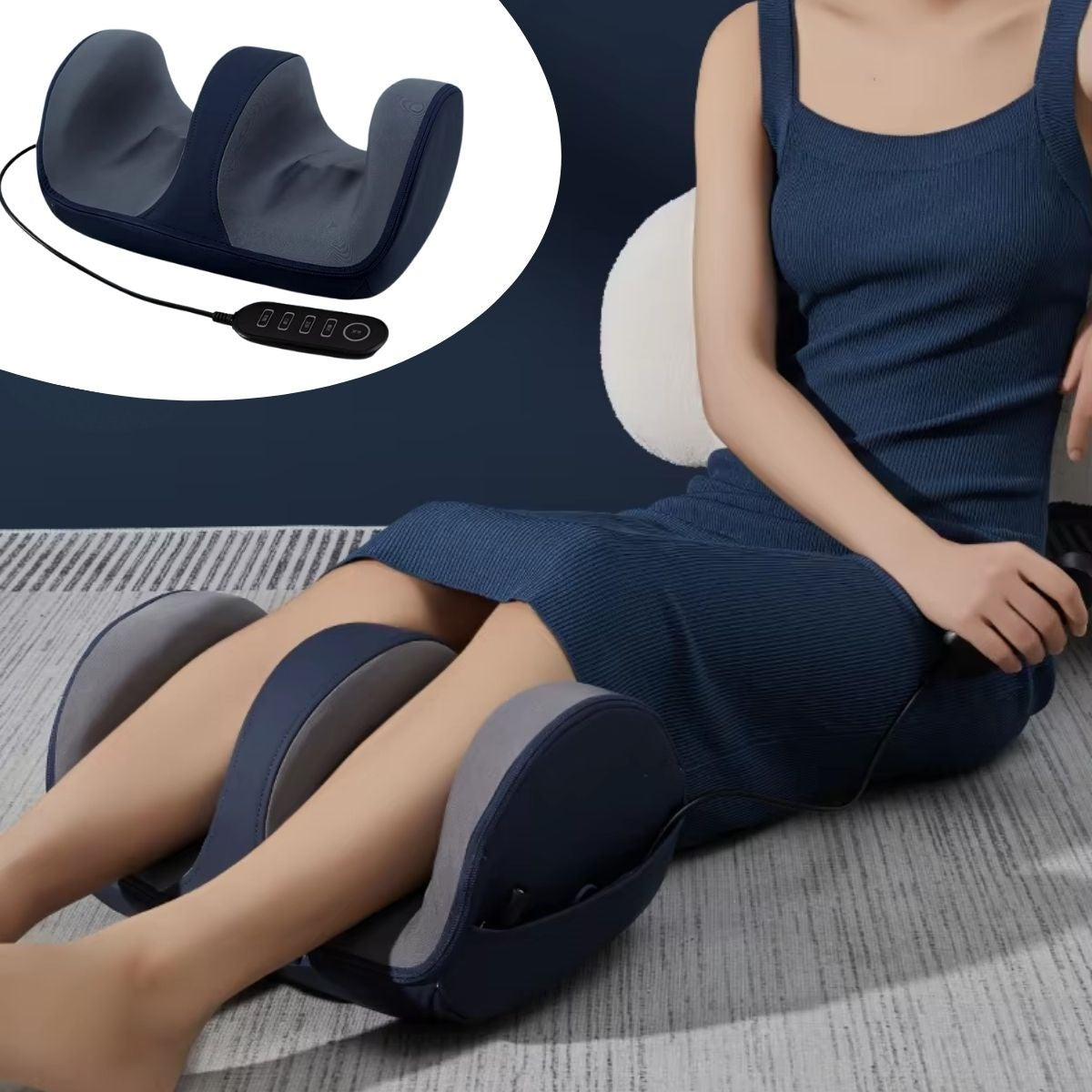 BUFFER® Ayak,Baldýr ve Bilekler Ýçin Rahatlatýcý Kumandalý Masaj Aleti