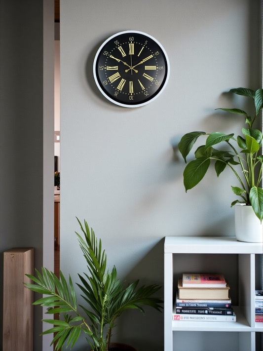 Zentime 36 Cm Beyaz Dekoratif Duvar Saati