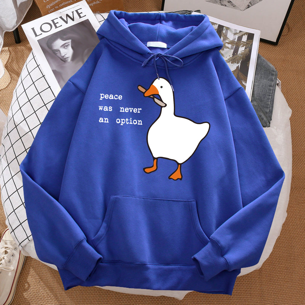 Streetwear Hoodie mit Cartoon-Print – Lockerer Schnitt | Frühling & Herbst Kapuzenpullover