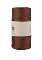 Makrome Ýpi 3mm  Polyester Kahve Simli