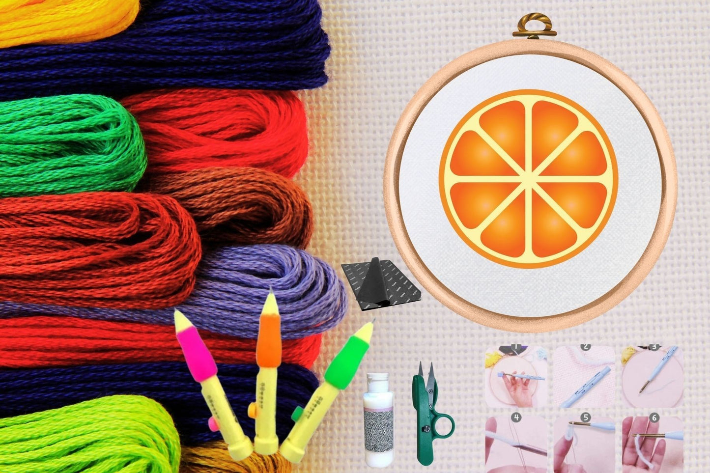 Punch Seti Nakýþ Seti Kasnaklý Kendin Yap Seti Seri 48