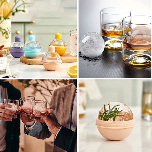 BUFFER® Hunili Altý Silikon Kolay Çýkabilen Büyük Boy Küre Buzluk