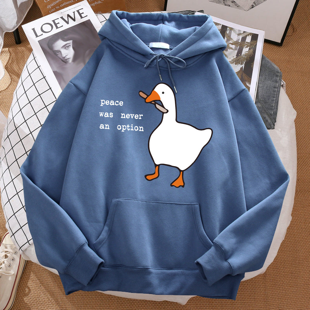 Streetwear Hoodie mit Cartoon-Print – Lockerer Schnitt | Frühling & Herbst Kapuzenpullover