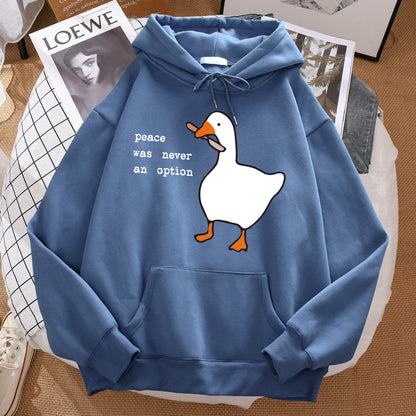 Streetwear Hoodie mit Cartoon-Print – Lockerer Schnitt | Frühling & Herbst Kapuzenpullover