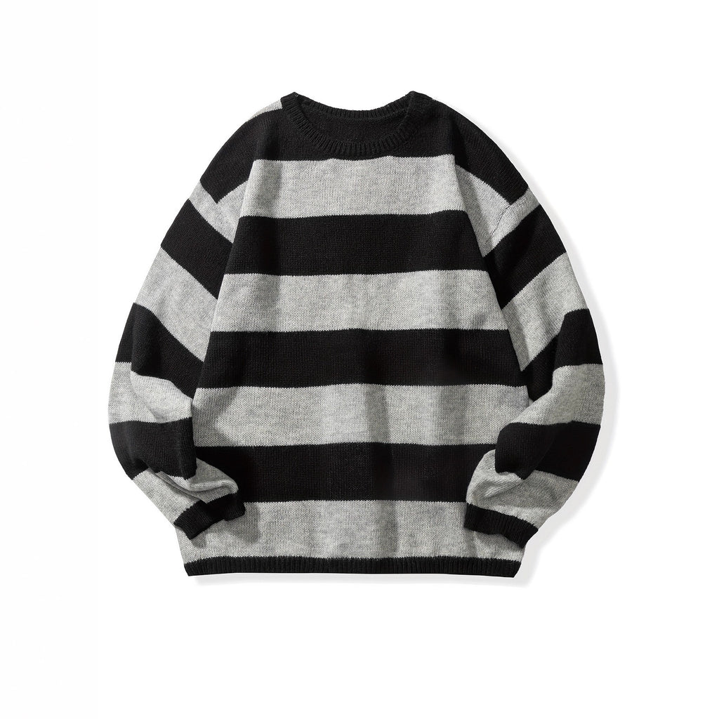 Herren Strickpullover – Hochwertig, Locker, American Retro Stil