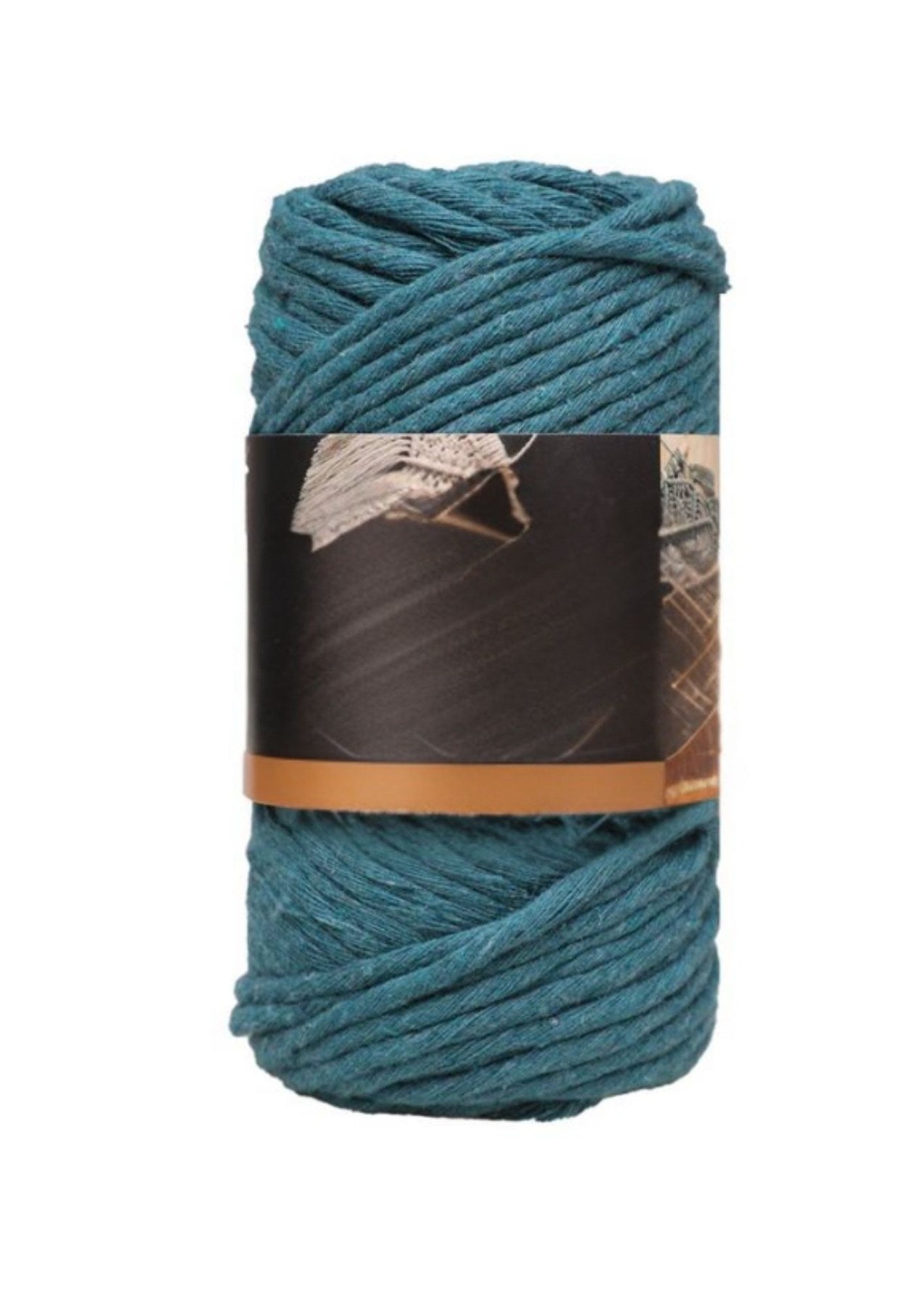 Pamuk Makrome 4 mm Ýp Petrol