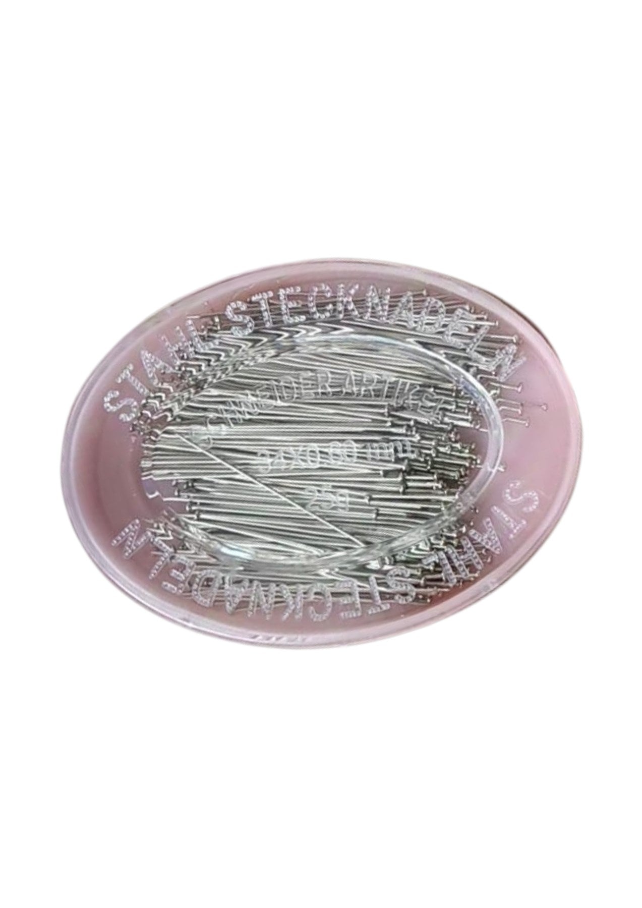 Çelik Ýðne Pembe Oval Kutuda 25 Gr
